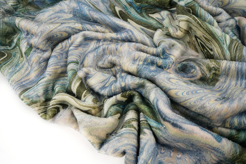 Velours de Polar 2-Side Aquarel Bark
