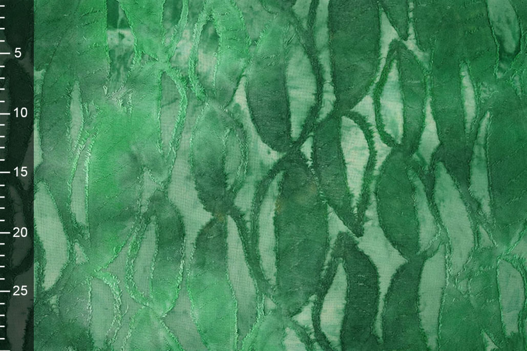 Viscose Jersey Tie Dye Jungle Grasgrün