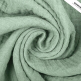 Double Gauze Fabric Old Green