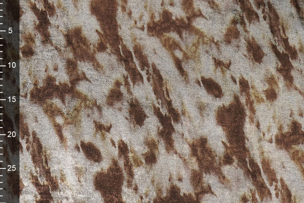 Shiny Silk Poly Brown Grey