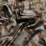 Shiny Silk Poly Brown Grey