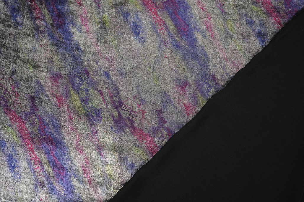 Shiny Silk Poly Multicolor