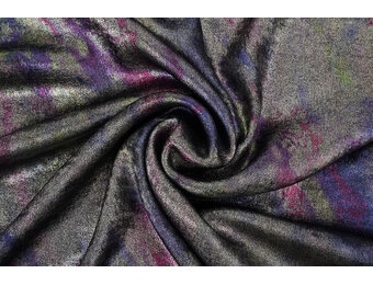 Shiny Silk Poly Multicolor