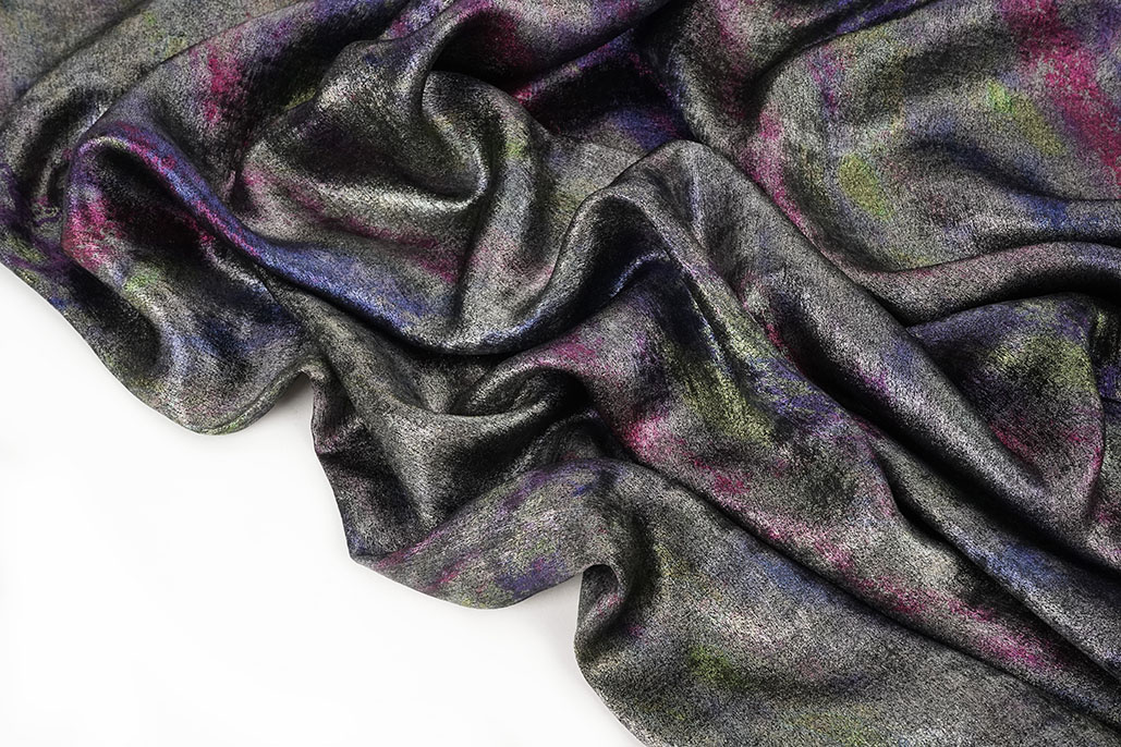 Shiny Silk Poly Multicolor