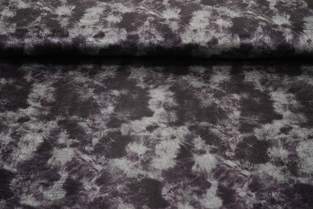 Shiny Silk Poly Mauve Grau