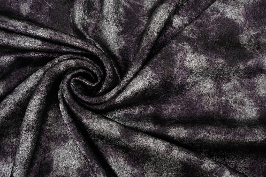 Shiny Silk Poly Mauve Grijs