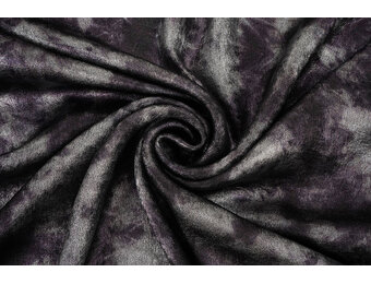 Shiny Silk Poly Mauve Grau