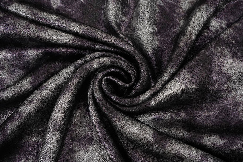 Shiny Silk Poly Mauve Grey