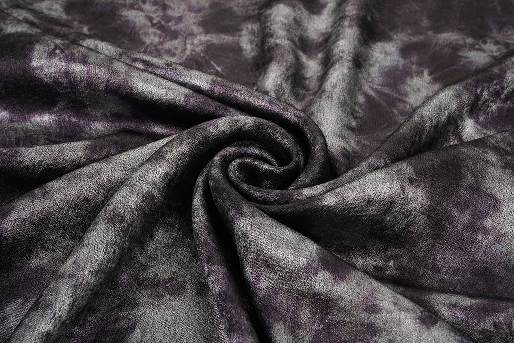 Shiny Silk Poly Mauve Grey