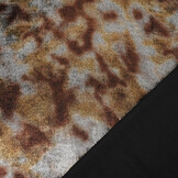Shiny Silk Poly Gold Grau