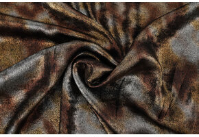 Shiny Silk Poly Gold Grey