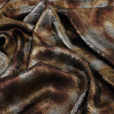 Shiny Silk Poly Gold Grau