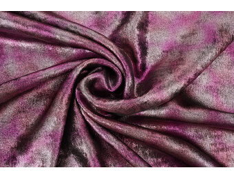 Shiny Silk Poly Fuchsia Pink