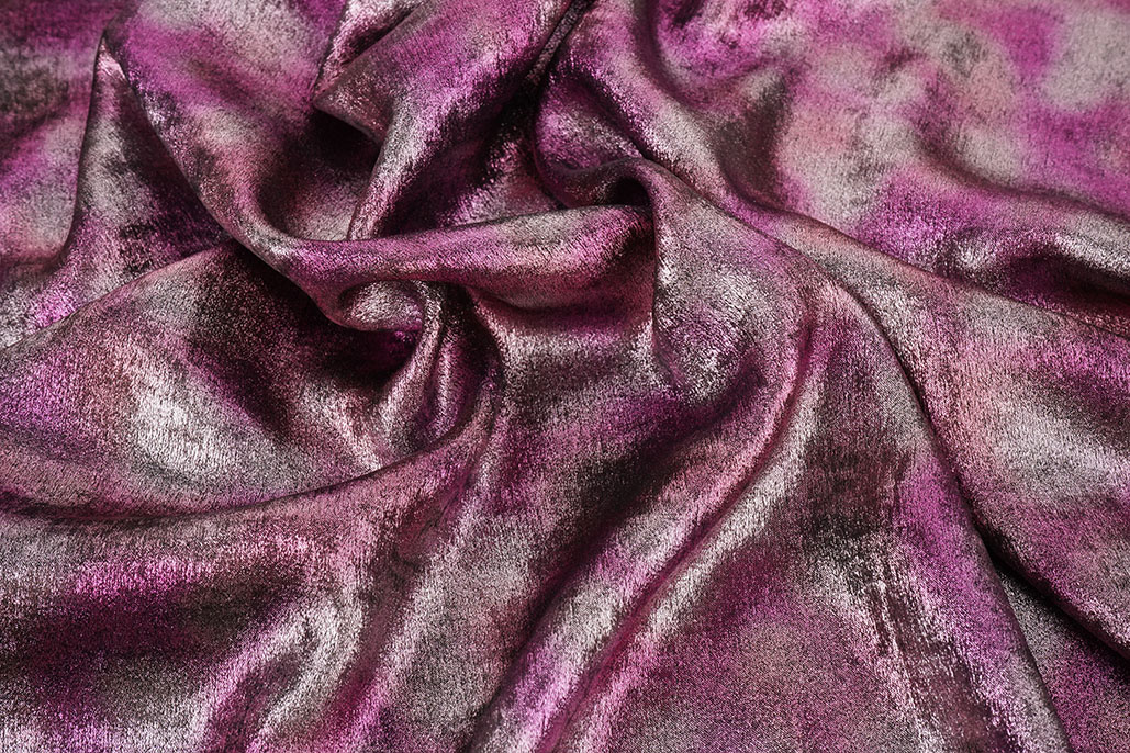 Shiny Silk Poly Fuchsia Roze