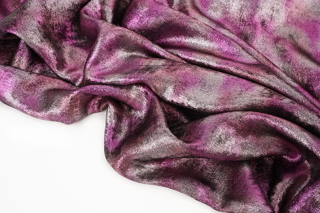 Shiny Silk Poly Fuchsia Pink