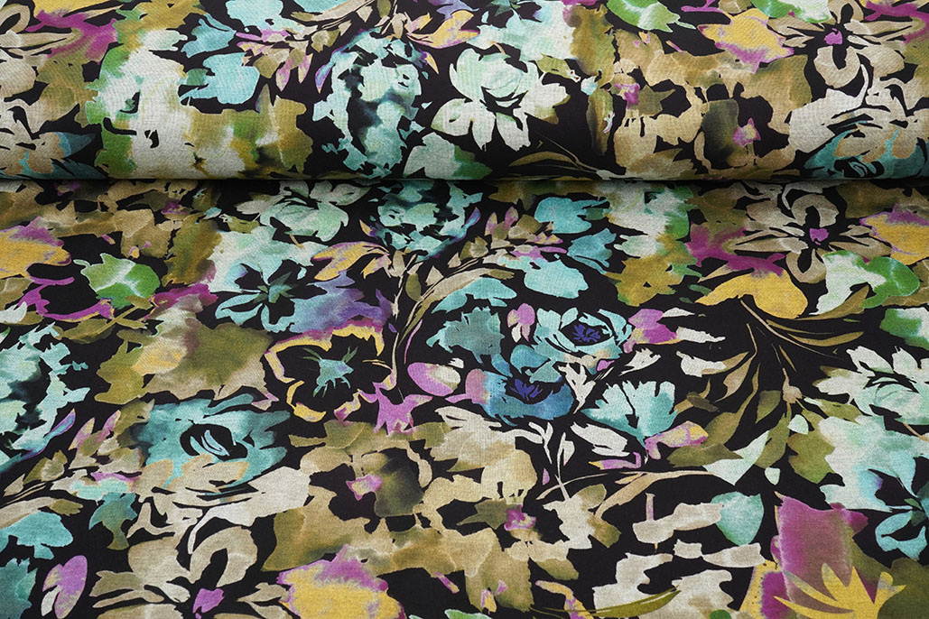 Viscose Punta Di Roma Garden Flower