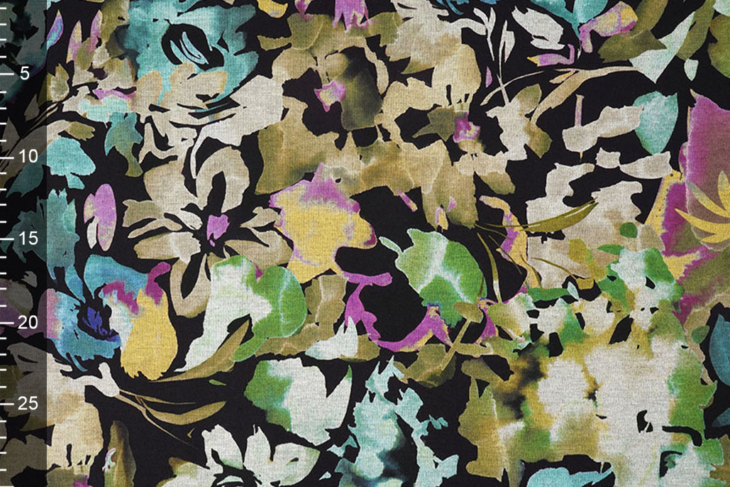Viscose Punta Di Roma Garden Flower