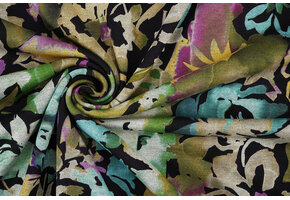 Viscose Punta Di Roma Garden Flower