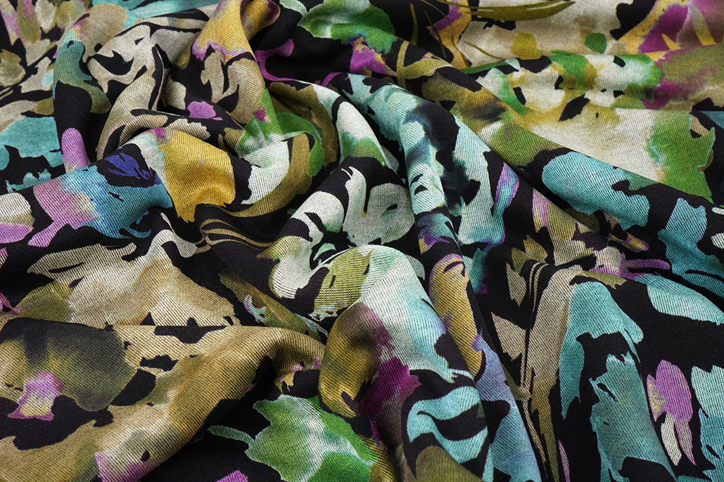 Viscose Punta Di Roma Garden Flower
