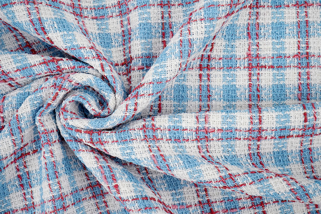 Bouclé Checkered Ciello