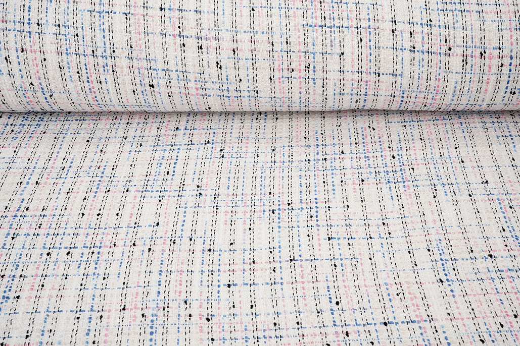 Bouclé Fancy Monello Blauw