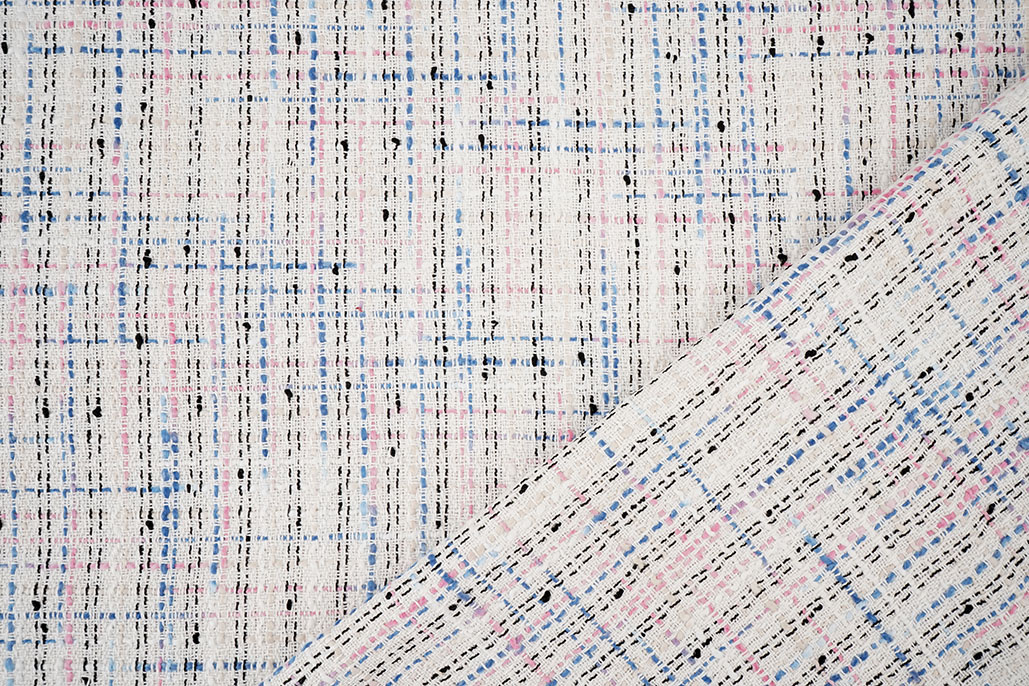 Bouclé Fancy Monello Blauw