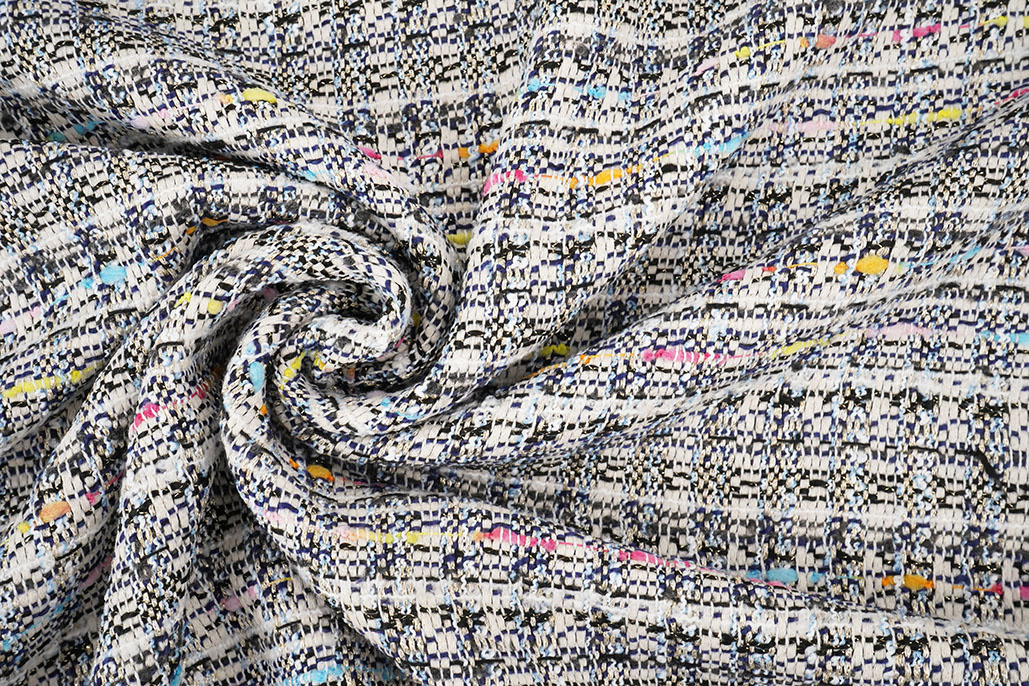 Bouclé Fantasy Melango Marine