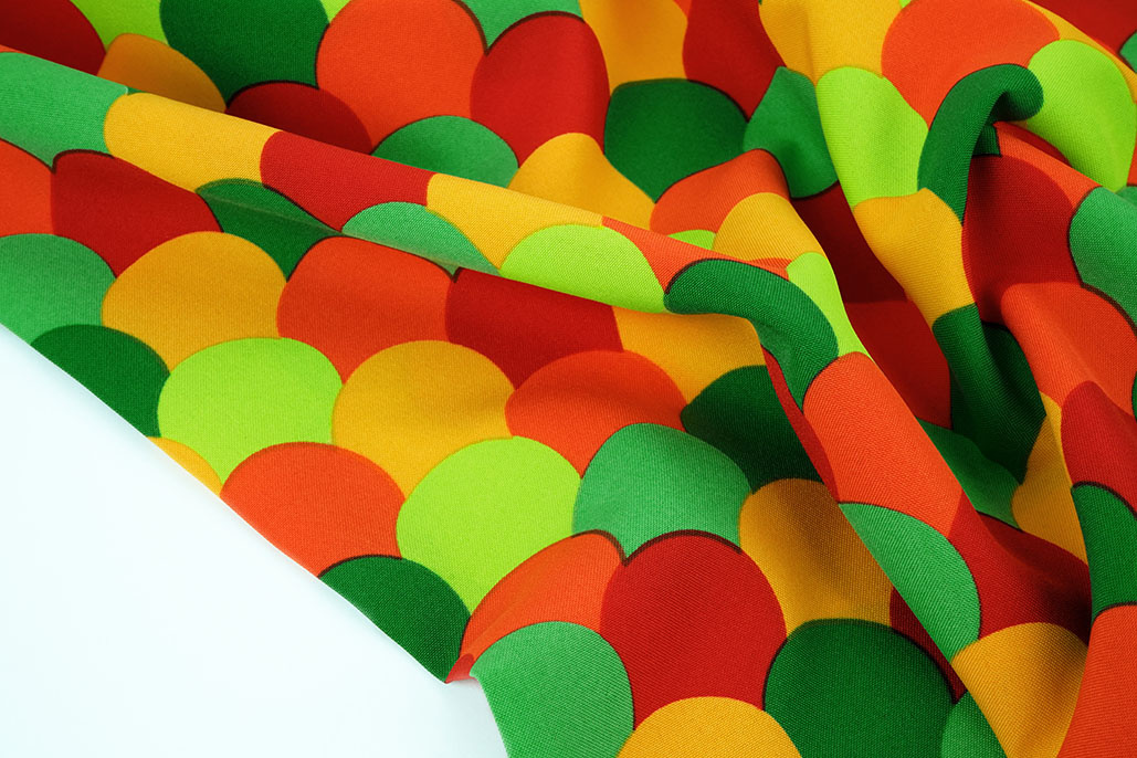 Bi-Stretch Printed Carnival Confetti