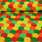 Bi-Stretch Bedrukt Carnaval Confetti