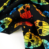 Bi-Stretch Printed Skull