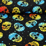 Bi-Stretch Printed Skull