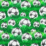 Bi-Stretch Bedrukt Voetbal