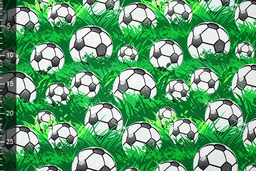 Bi-Stretch Bedrukt Voetbal