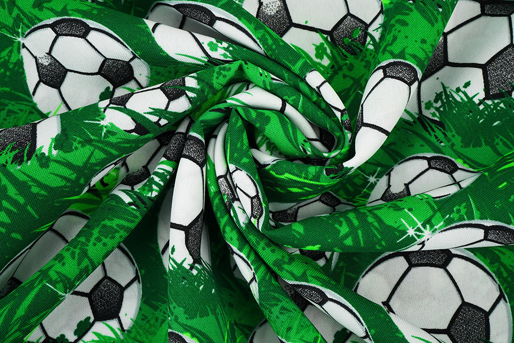 Bi-Stretch Bedrukt Voetbal