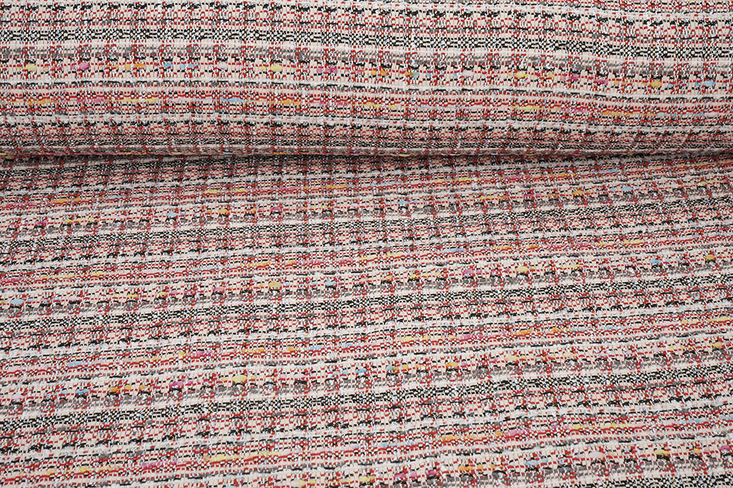 Bouclé Fantasy Melango Rot