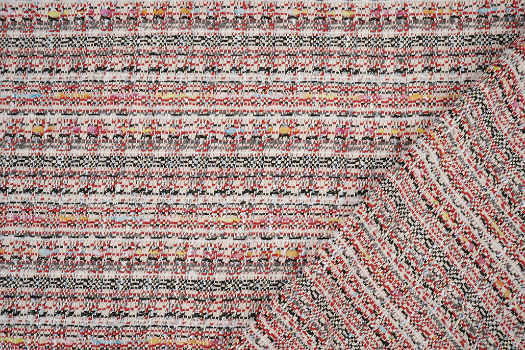 Bouclé Fantasy Melango Rood