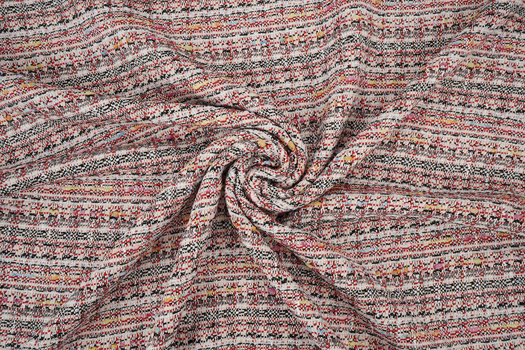 Bouclé Fantasy Melango Rood