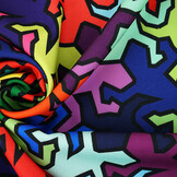 Bi-Stretch Printed Barcelona Salamanders