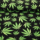Bi-Stretch Printed Green Haze