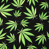 Bi-Stretch Printed Green Haze