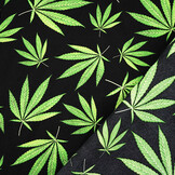 Bi-Stretch Bedrukt Green Haze