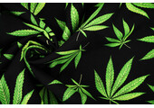 Bi-Stretch Bedrukt Green Haze