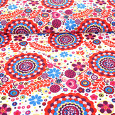 Bi-Stretch Bedruckt Boho Bloom
