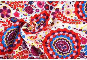 Bi-Stretch Printed Boho Bloom