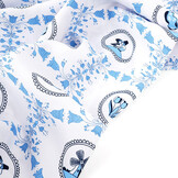 Bi-Stretch Bedruckt Delfter Blau