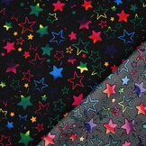 Bi-Stretch Printed Magical Stars