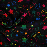 Bi-Stretch Printed Magical Stars