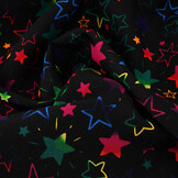 Bi-Stretch Bedrukt Magische Sterren