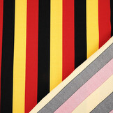 Bi-Stretch Printed Belgian/German Stripes