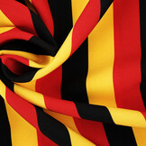 Bi-Stretch Printed Belgian/German Stripes